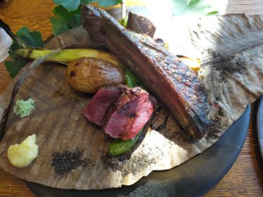 【白老】アイヌ飯！！ウポポイのレストランの飯うめー(鹿肉と鮭)
